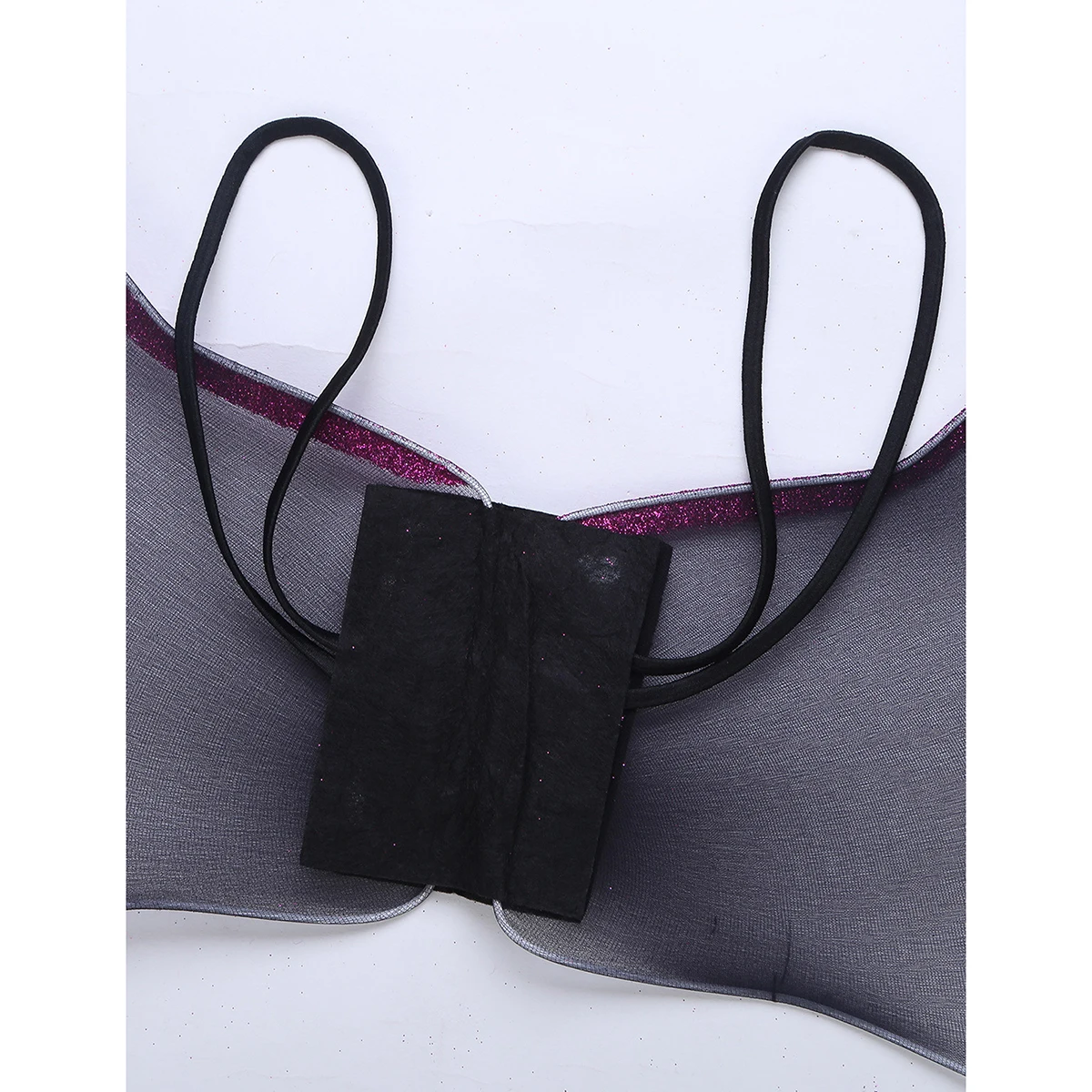 Детское платье Летучая мышь FEESHOW для девочек фиолетовое принцессы с повязкой на