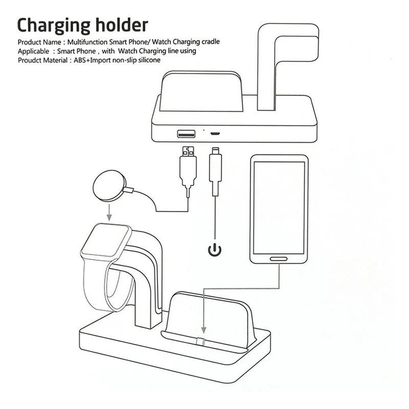 

2 In 1 Qi One Charge For Two Device For IPhone 11 XS XR X 8 Charge Dock Station For Apple Watch 5 4 3 2 Fast Charging Dock