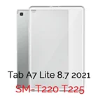 Чехол для Samsung Galaxy Tab A 7 lite 8,7 ''2021 T220 T225, Ультратонкий матовый мягкий чехол из ТПУ для Samsung Tab A7 lite T220, чехол