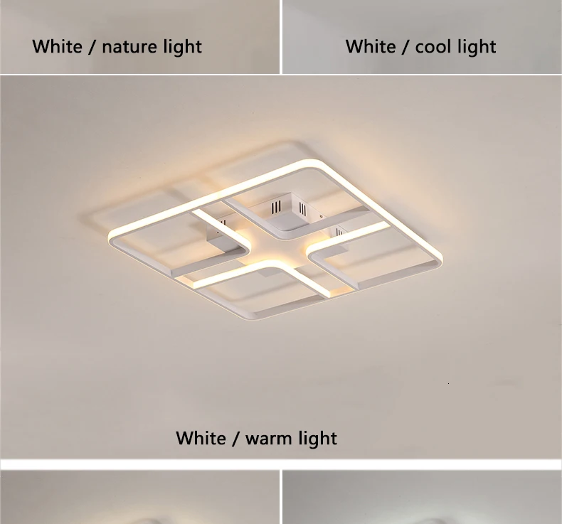 Chandelierrec AC85-265V алюминиевый потолочный светильник современные светодиодные потолочные лампы для гостиной спальни домашнее освещение потолочные светильники