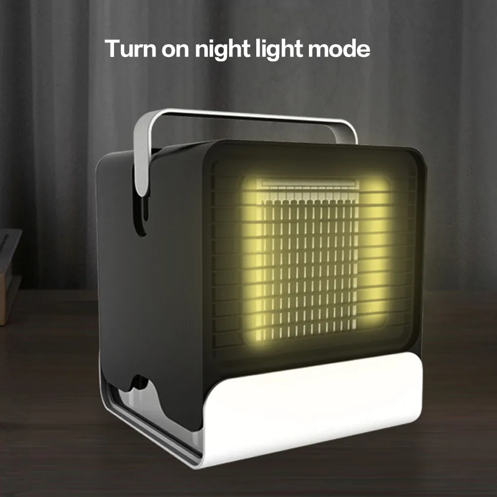 

Portable Mini Air Conditioner Fan Personal Desktop Mini Electric Fan Cooler USB Negative Ion Cooling Cool Fan For Home