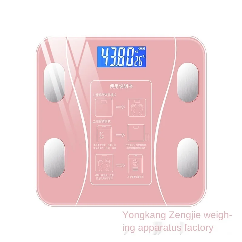 

Hot New Body Bathroom Fat Scale Smart Electronic Scales BMI Composition Precise Mobile Phone Bluetooth Analyzer Led Digital