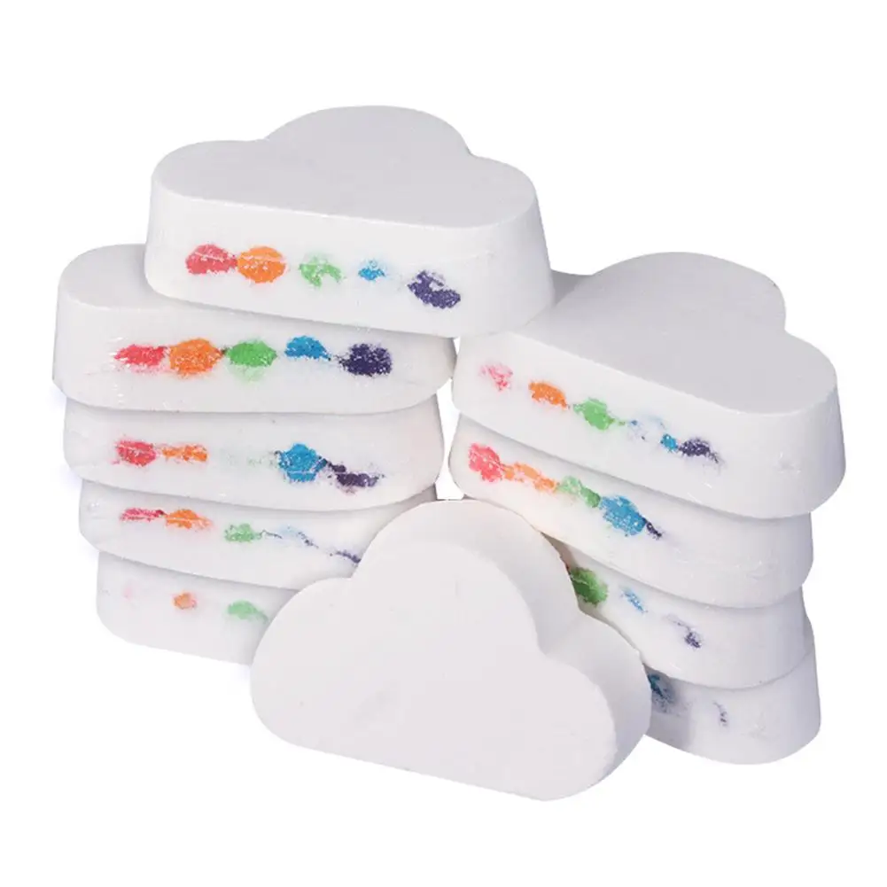 Радуга облако Бомба для ванны безопасный материал кожа увлажняющая красивый