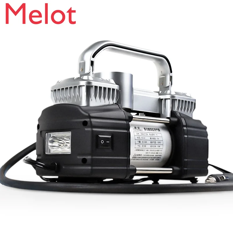 

Многофункциональный автомобильный воздушный насос SUV, двойной цилиндр, высокое давление, портативный Электрический автомобильный воздушн...