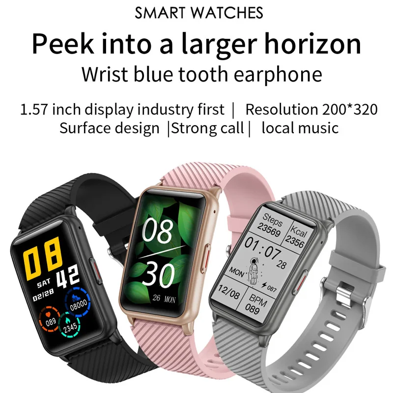 H96 Smart Watch Men BT Phone Call Heart Rate Monitor Multiple Dials Women Sport Fitness Tracker Bracelet PK H76 Smartwatch | Электроника