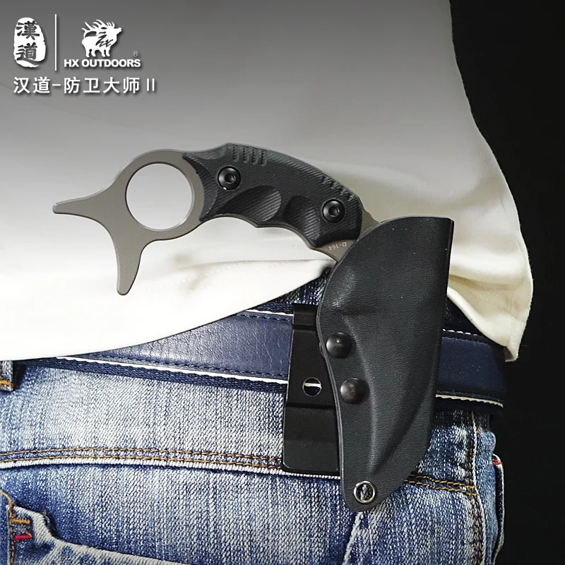 HX Открытый CS go керамбит обороны мастер 440c нож выживание поле прямой открытый