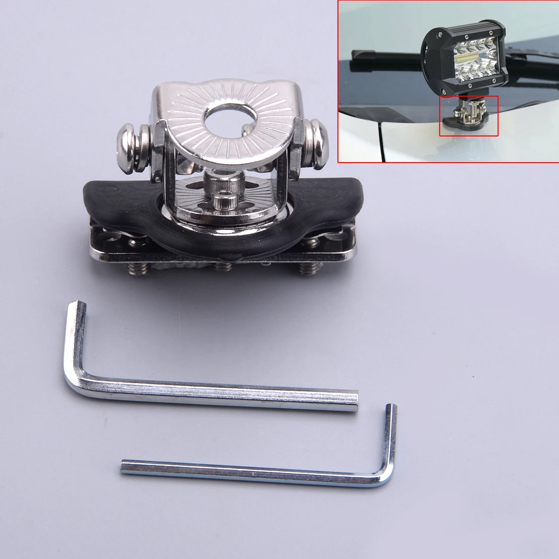 

3 шт. Универсальный передний капот рабочий светильник крышка двигателя Бар Кронштейн металлический держатель подходит для грузовика лодка ...