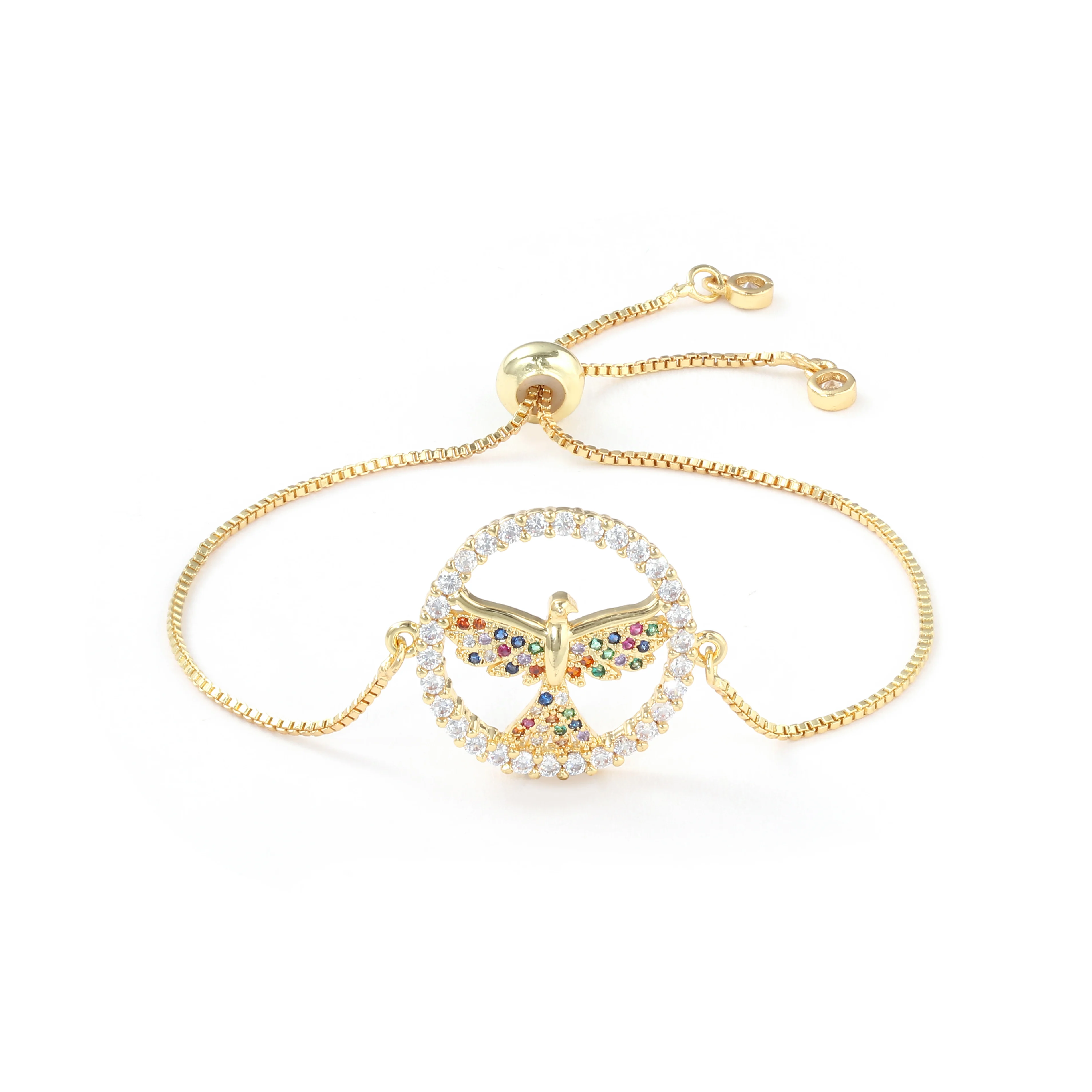 Новые женские браслеты с радужным животным единорогом и бабочкой кроликом