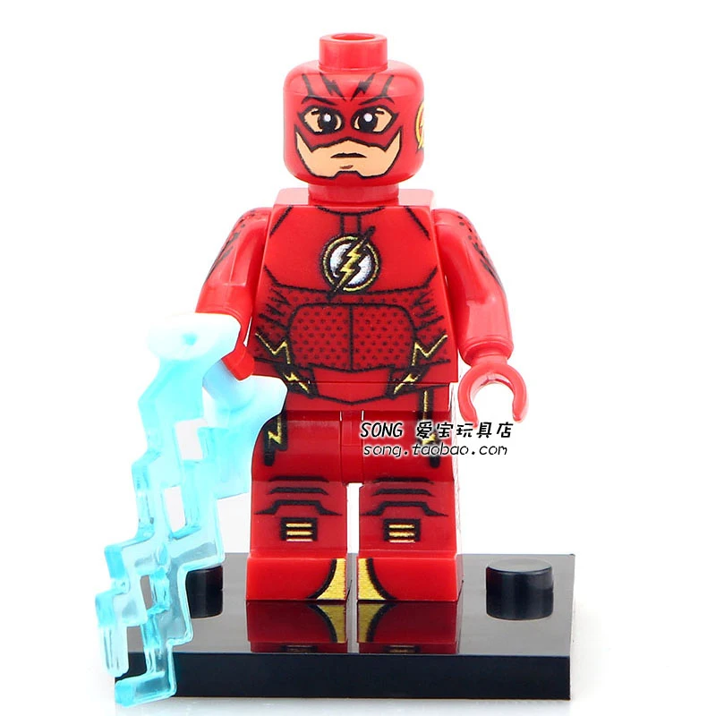SingleSale DC фотовспышка человек Барри Аллен супергерои минифиг сборные строительные
