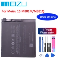 meizu 100 original 3000mah ba881 battery for meizu 15 m881mm881q phone lastest produce high quality batteryfree tools
