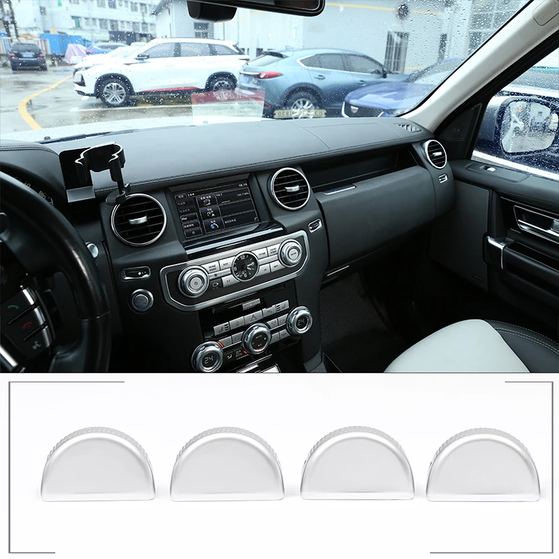 

ABS Chrome Plated Interior Air Outlet Adjusting Rod Cover For Land Rover Discovery 3 For Discovery 4 2004-2016 Car Accessories