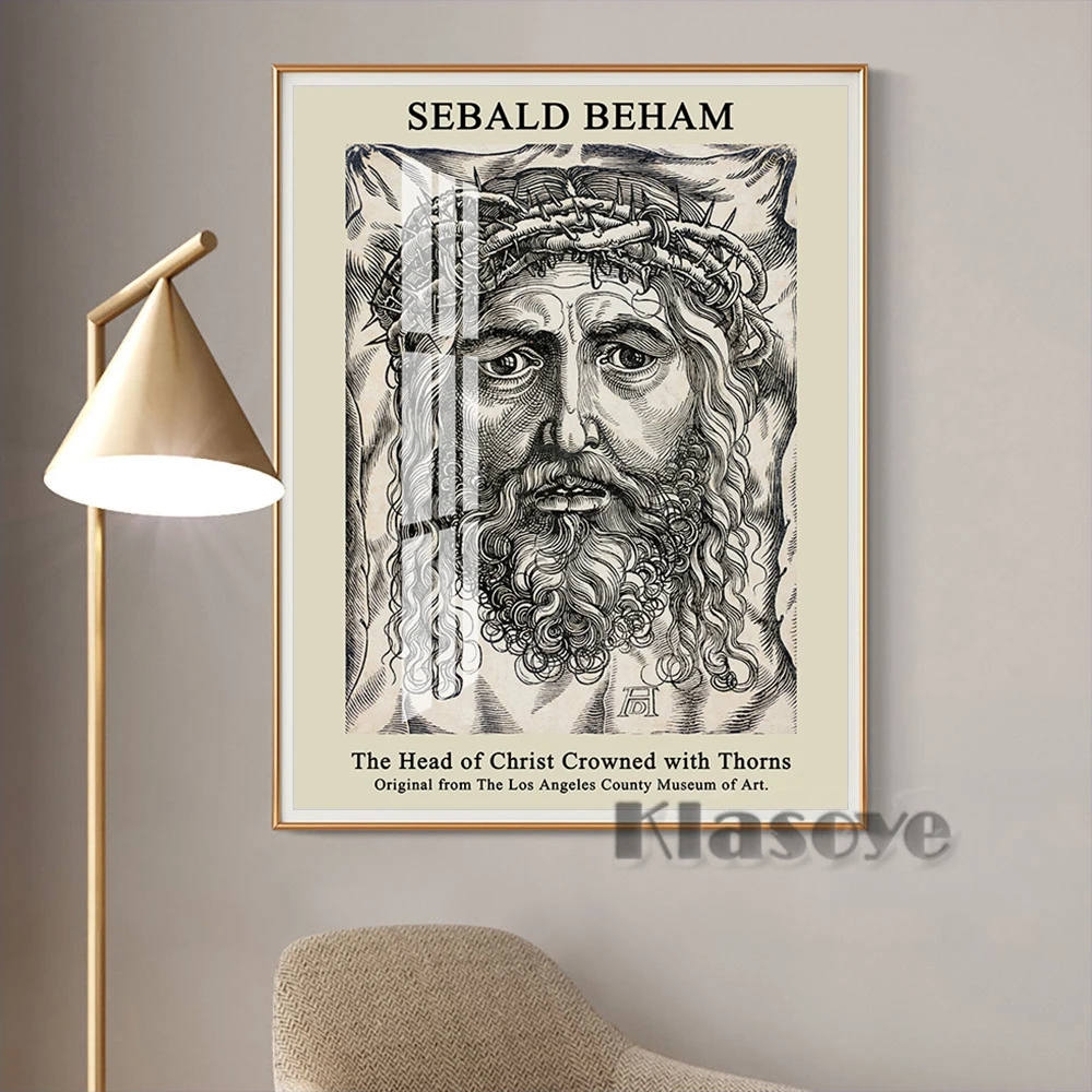 

Sebald Beham Retro Art Poster Gallery Quality Print Canvas Painting Exhibition Museum Wall Picture Modern Home Room Decor Gift