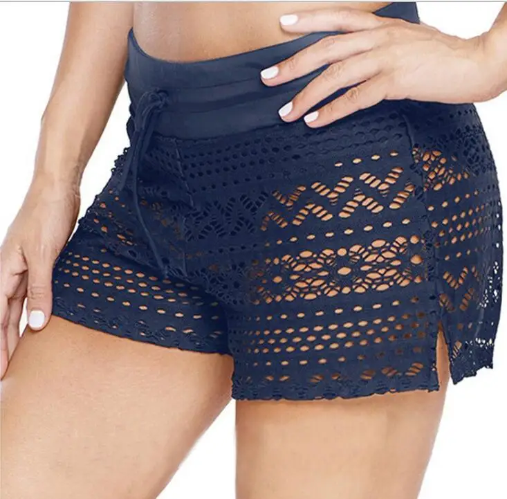 

Женские пляжные шорты на завязках, бикини с рюшами, купальный костюм