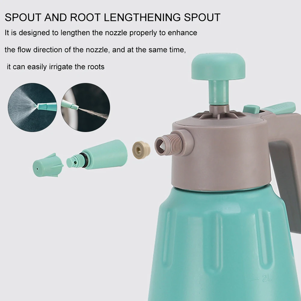

2L Easy Use For Flowers Plants Sprayer Pneumatic Tool Home Garden Portable Practical Indoor Outdoor Manual Watering Can Non Slip