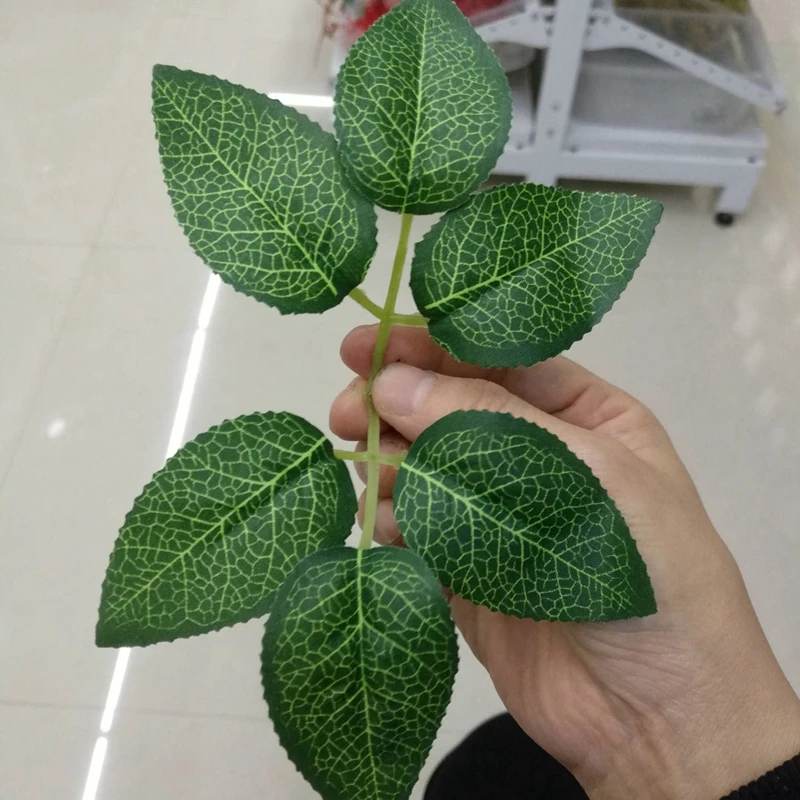 10 шт. Декоративные Шелковые Розы в виде листьев| |