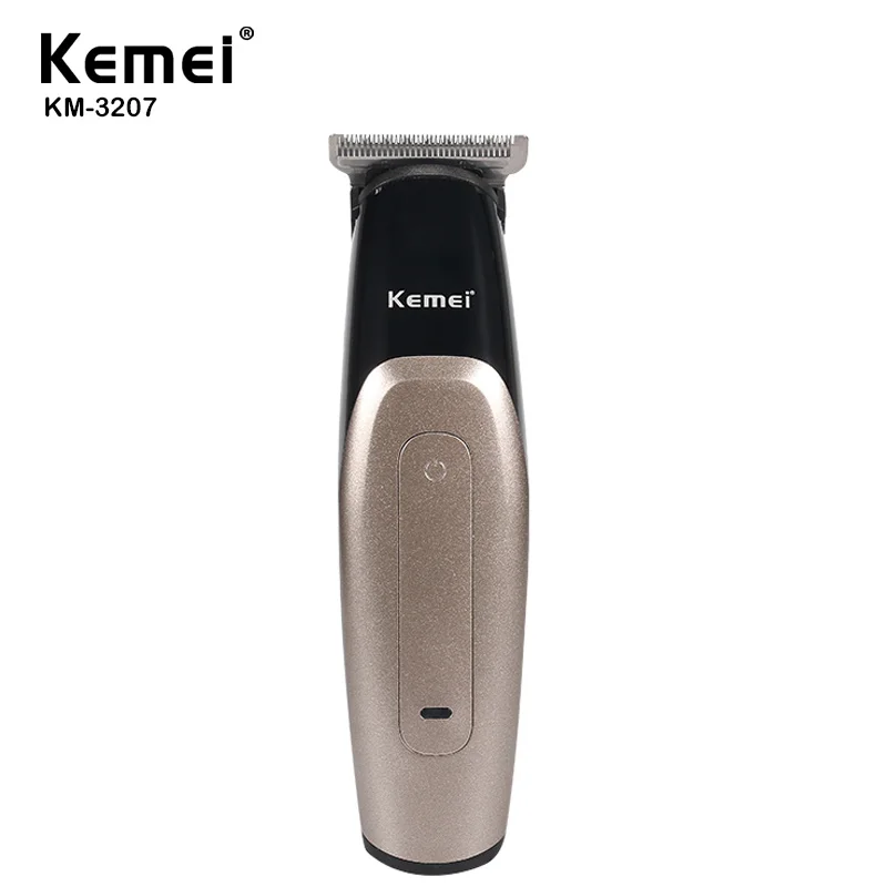 

Машинка для стрижки волос Kemei Bald, Аккумуляторный Триммер из нержавеющей стали, с зарядкой от USB