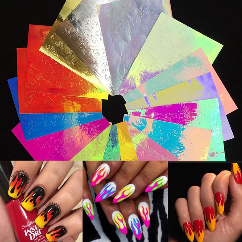 16 шт. наклейки для дизайна ногтей | Красота и здоровье
