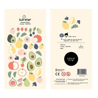 avocado lemon strawberry decorative stationery craft stickers scrapbooking diy diary album stick label