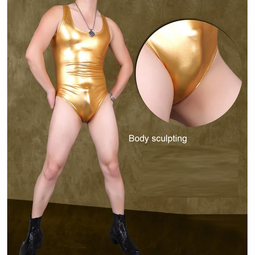 Сексуальное Корректирующее белье для мужчин искусственный купальник боди трико