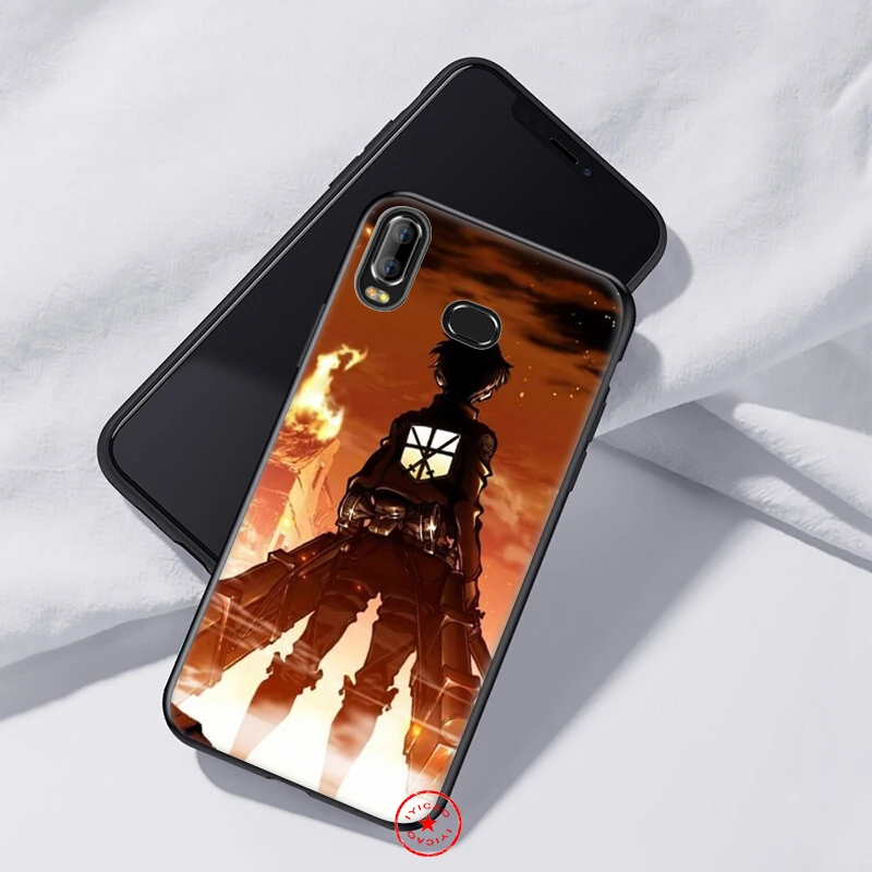 Чехол IYICAO Attack on Titan cool для samsung Galaxy A9 A7 A8 A6 Plus 2018 A3 A5 2017 2016 &amp J6 |