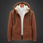 Зимние теплые куртки размера плюс 7XL 8XL, мужские повседневные однотонные Толстовки Кашемир из флиса, пальто, уличная одежда оверсайз, ветровка, одежда