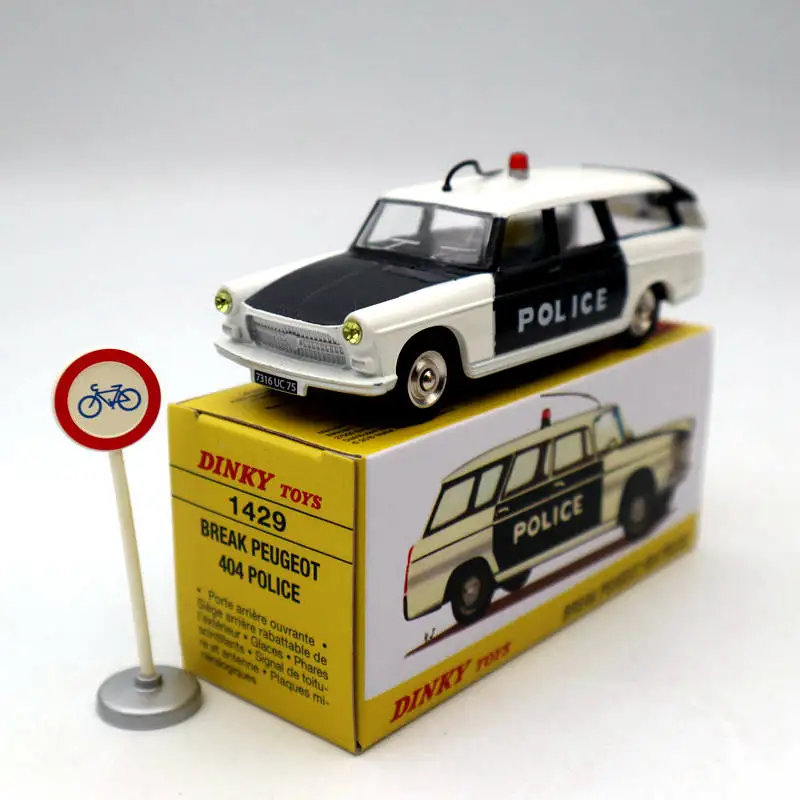 1/43 Атлас Dinky игрушки 1429 для BREAK P ~ GEOT 404 полицейские миниатюры литые модели