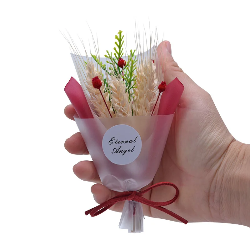 Сушеные цветы свадебное оформление букета Флорес Секи DIY Искусственные Розы День