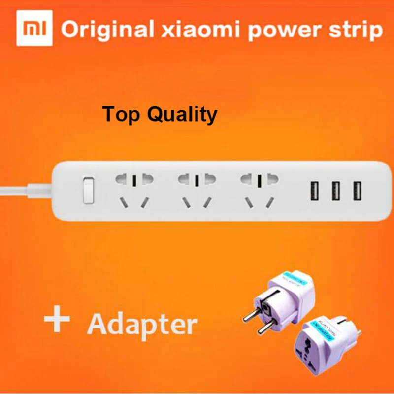 Удлинитель питания xiaomi mi 100% оригинал 250 В 3 USB гнезда для зарядки 6 выходов