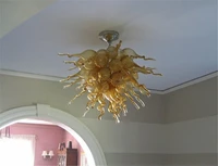 modern home decoration dale amber colored bedroom murano glass chandelier light fixture