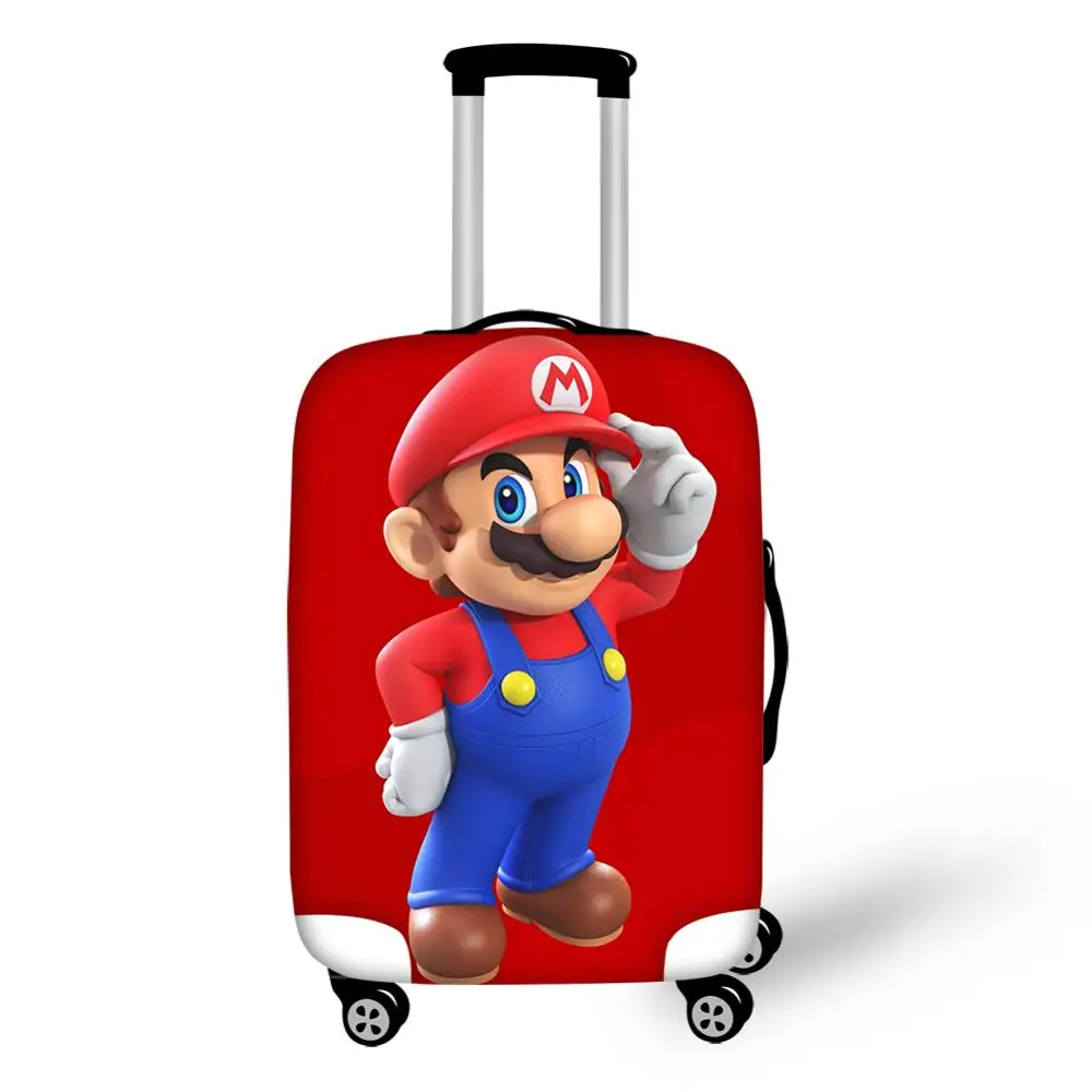 HaoYun Travel Luggage Cover Super-Mario-Print Hot Game Pattern Suitcase Cover Cartoon Elastic Dust-proof & Water-proof Protector