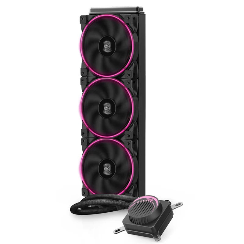 Pccooler PC Case Water Cooling Computer CPU Fan Integrated Water Cooler Cooler For LGA 775/115x/1366/2011/AMD/AM3/AM4
