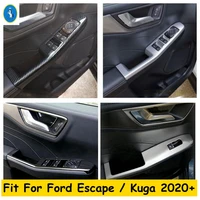 inner door armrest window glass lift button control panel cover trim fit for ford escape kuga 2020 2022 interior refit kit