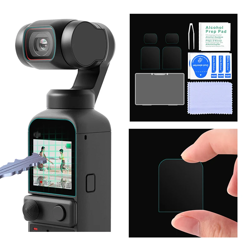 

Защитная пленка для объектива камеры DJI OSMO Pocket, закаленное стекло, защита от царапин