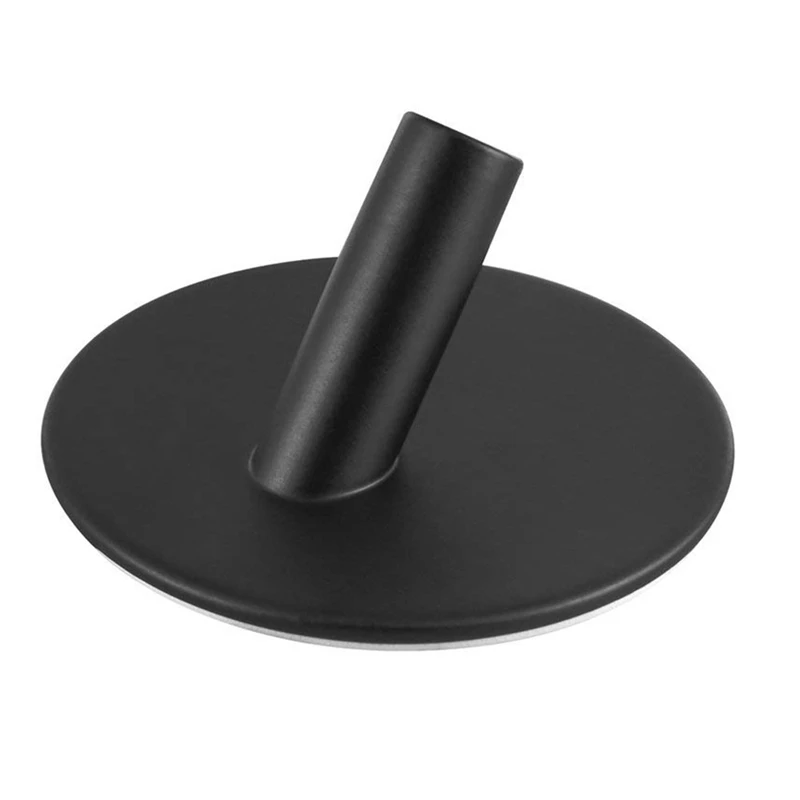 Крючок самоклеящийся черный настенный для ключей полотенец из нержавеющей стали