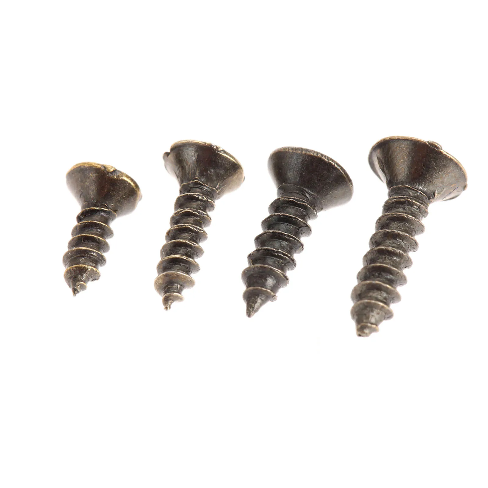 200 шт. M2/M2.5 саморезные шурупы Phillips головка на плоской подошве Античная бронзовая
