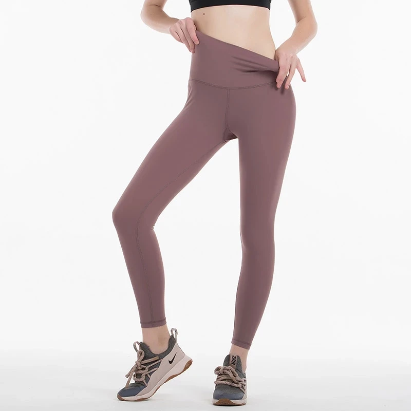 

LULU Buttery-soft Naked-Feel Athletic Fitness Leggings Women Four-Way Stretchy Gym Sport Tights Yoga Pants plus size