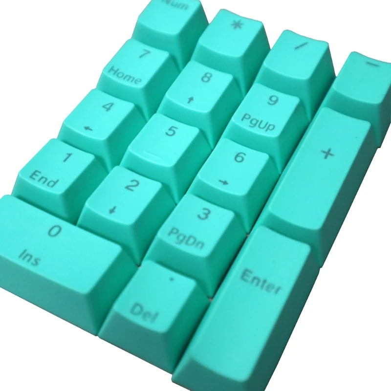 

Mechanical Keyboard Keycaps 17 Keys Numeric Area Keys OEM Profile Compatible Cherry MX Kailh Gateron Switches
