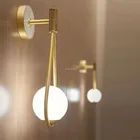 Американский современный простой коридор настенная прикроватная лампа для спальни модель отеля декоративная настенная лампа стена бара ресторана Светодиодная лампа