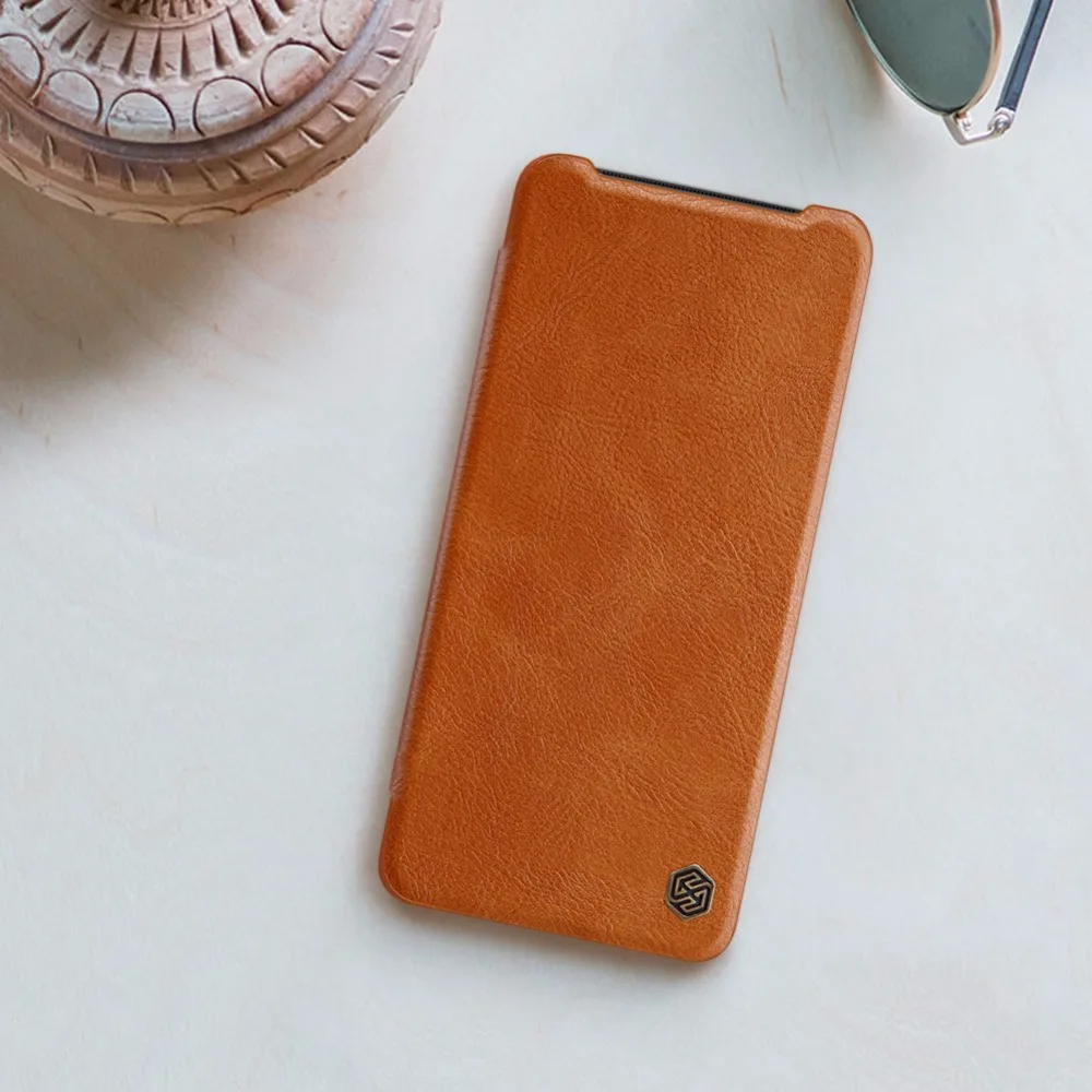 Кожаный чехол для Oneplus 7T Nillkin QIN, защитный флип-чехол для Oneplus 7T Pro One plus 7T