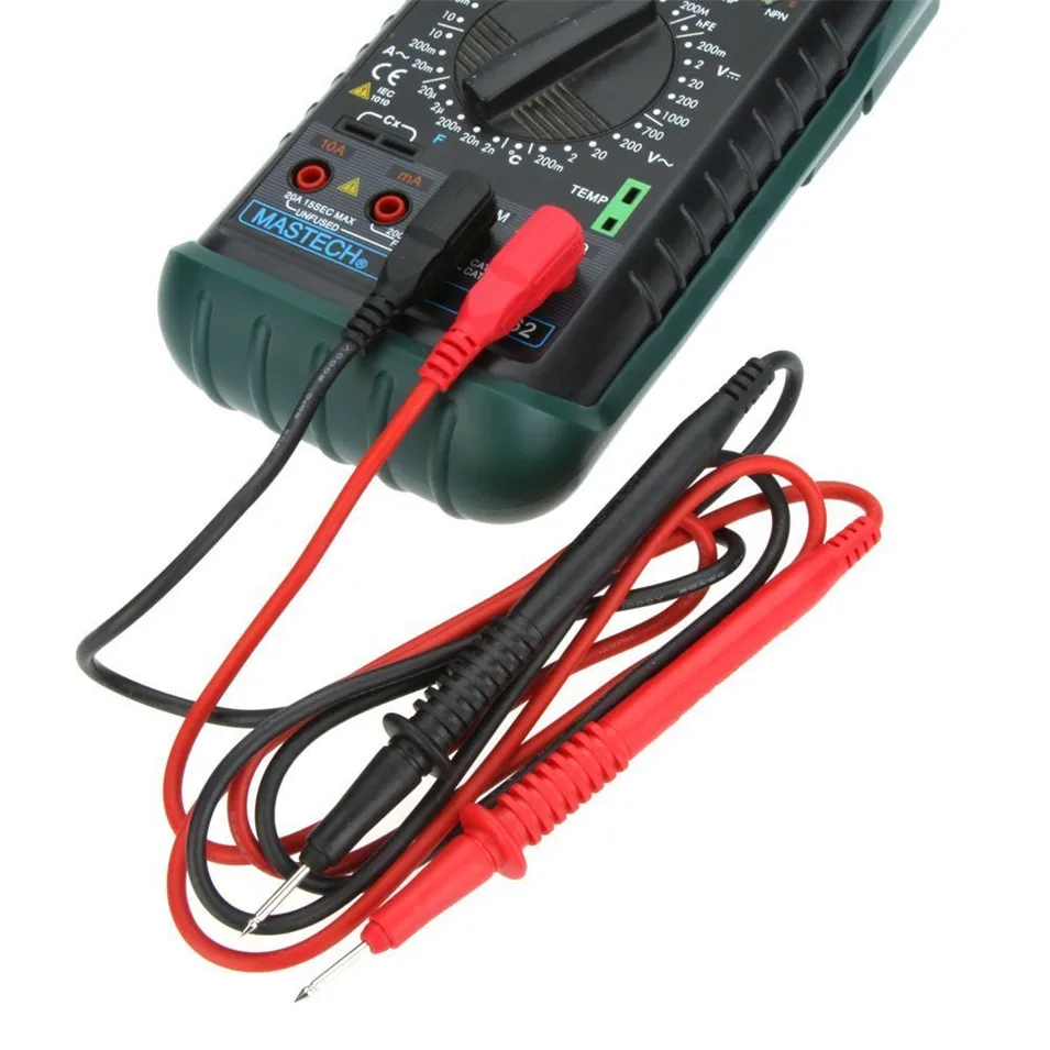 1 шт. MASTECH MY62 Ручной цифровой мультиметр DMM с термоемкостью и тестовыми