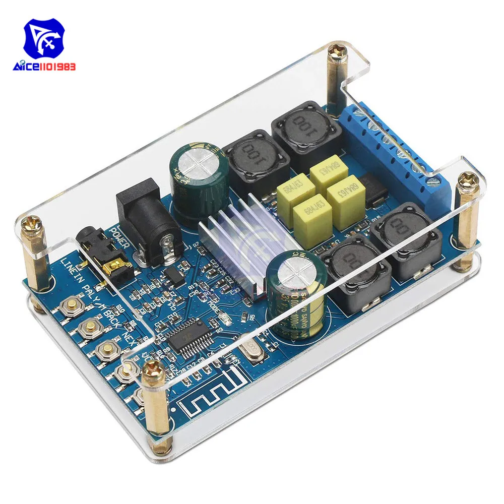 Плата цифрового усилителя diymore Bluetooth BT 3 0 4 1 беспроводной модуль звука 2