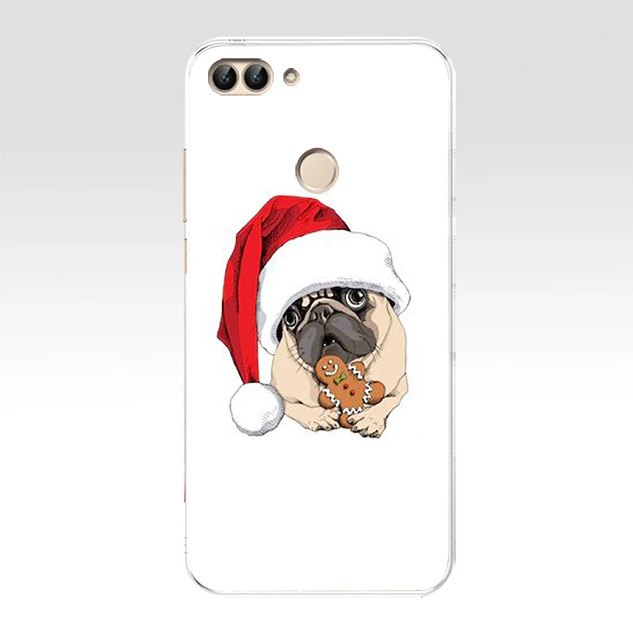 Забавный подарок мопса 68SD Мягкий Силиконовый ТПУ чехол для телефона huawei Honor 8 9 Lite
