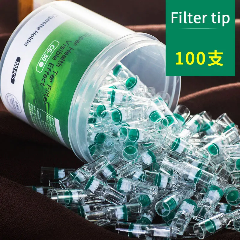 100 шт. набор сигарет табачный фильтр для курения одноразовый уменьшающий