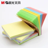 100 sheets76102mm size color paper memo pad sticky notes bookmark point it marker memo sticker office school supplies notebooks