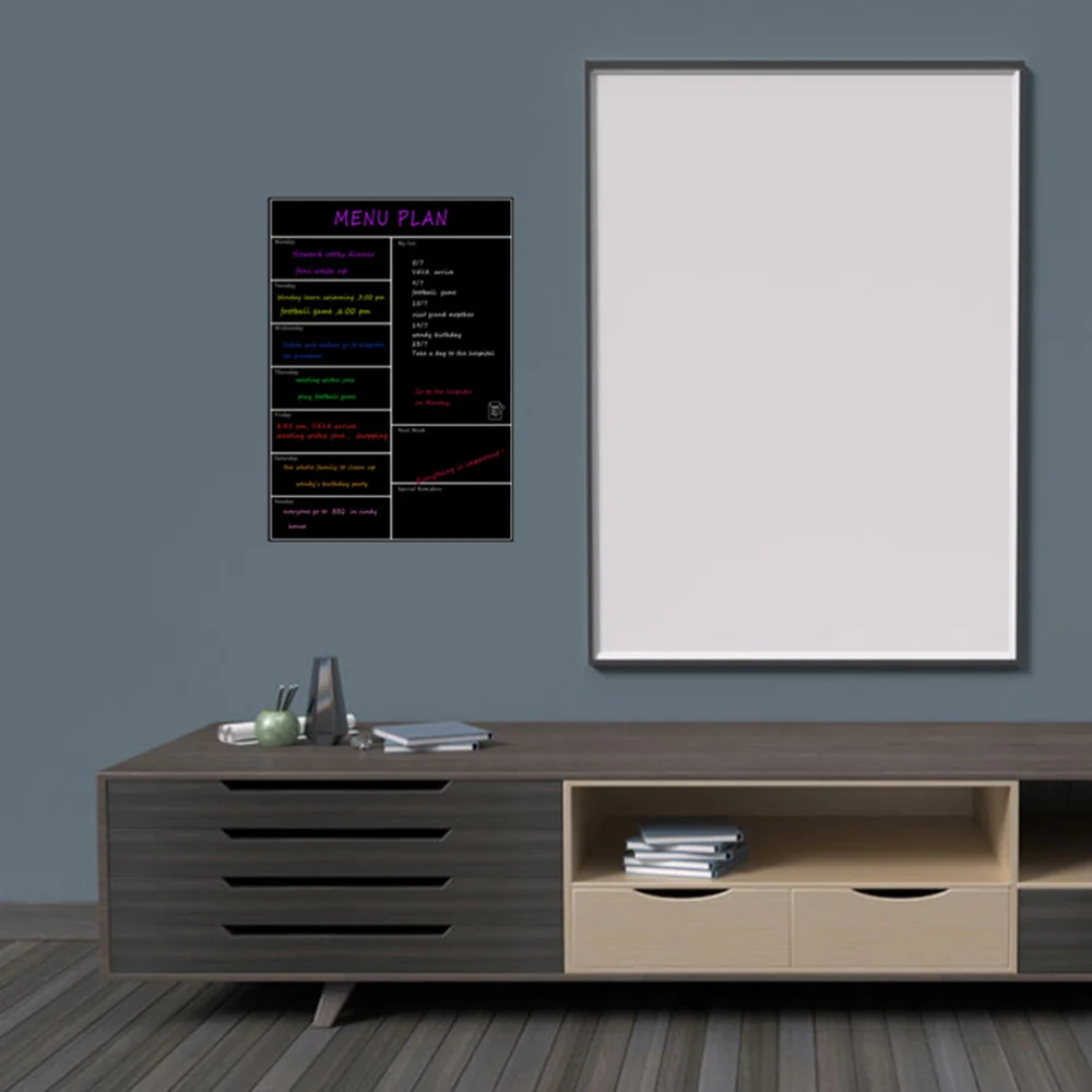 

Refrigerator Calendars Sheet Reusable Magnetic Schedule Calendar Label Writing Refrigerator Calendars Stickers for Home Shop (A3