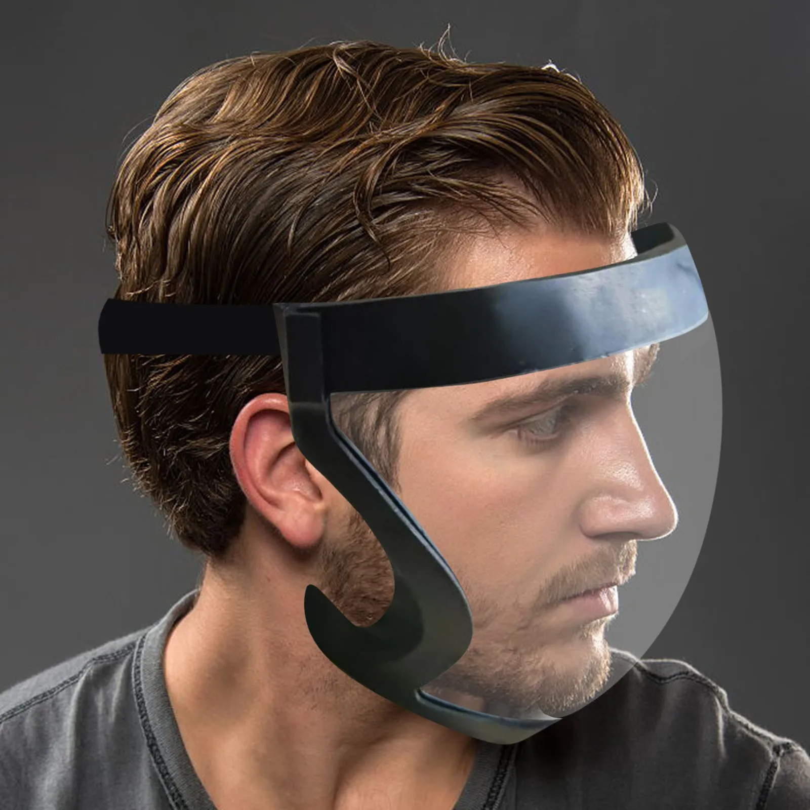 

1/2PC Transpaernt Masks Adult Protection Face Mask Men Women Outdoor Dustproof Masque Adjustable Strap Mascarillas Fashion 31