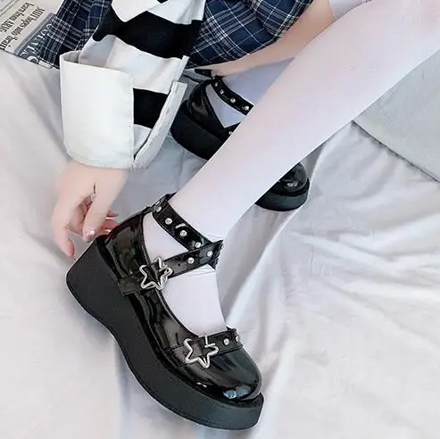 Devilian маленькая летучая мышь Стиль демон темное в готическом стиле Обувь на