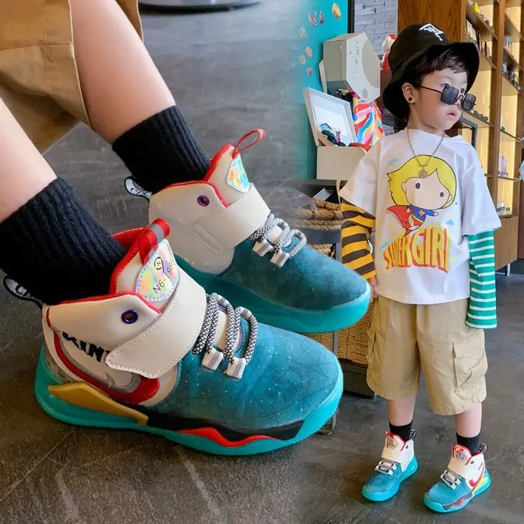 Кроссовки для мальчиков Новинка весна осень 2020 дышащая повседневная обувь