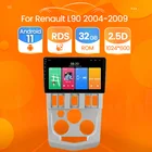 Android 11 Wifi GPS Navi для Renault Logan L90 2004 2005 2006 2007 2008 2009 автомобильный радиоприемник, мультимедийный плеер, навигационная система