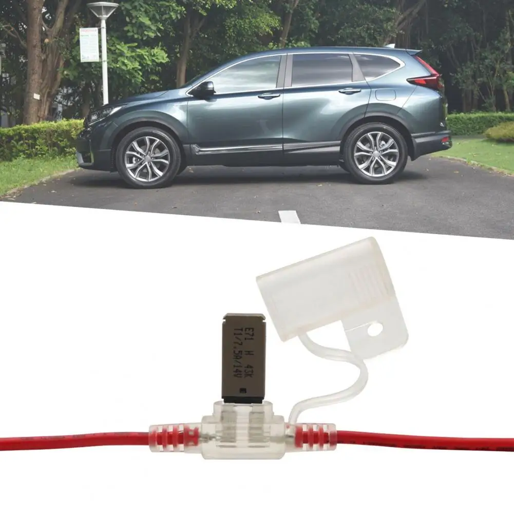 

Компактный, прочный, 7,5 А, держатель предохранителя с хорошей гибкой производительностью, удобный автомобильный держатель предохранителя, ...